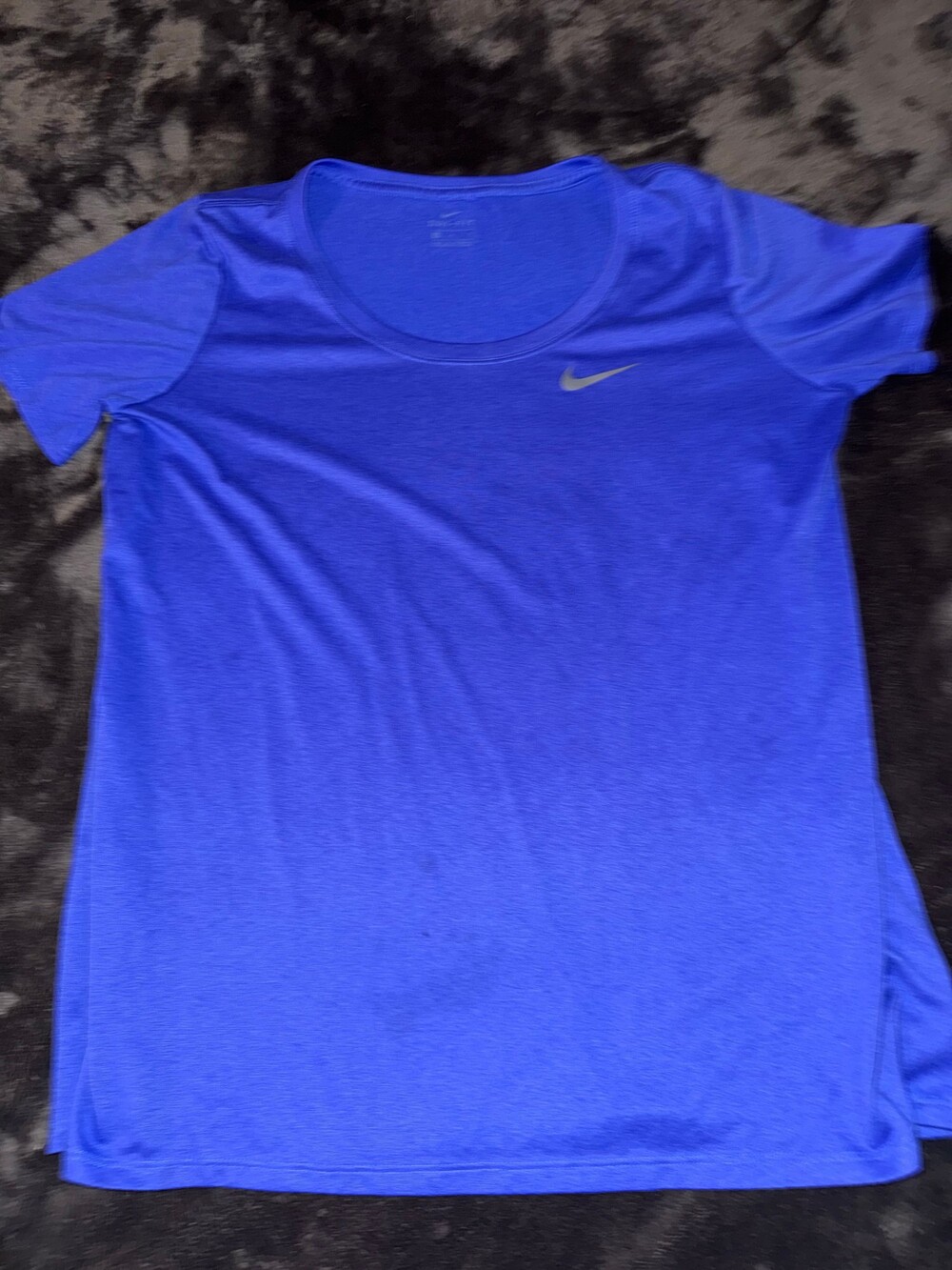 Nike Dri-FIT Royal Blue Short Sleeve Top Athletic Shirt Medium